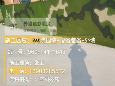奉节 迷彩漆喷涂价格（按平方米计费）